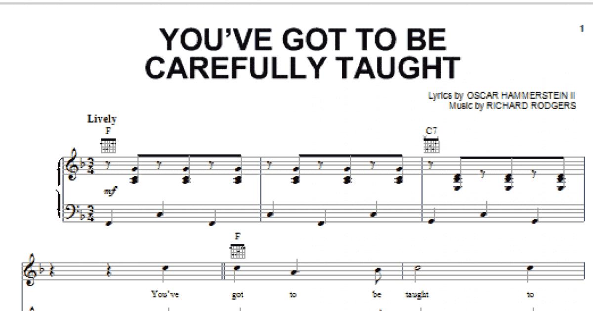 you-ve-got-to-be-carefully-taught-piano-vocal-guitar-chords-right