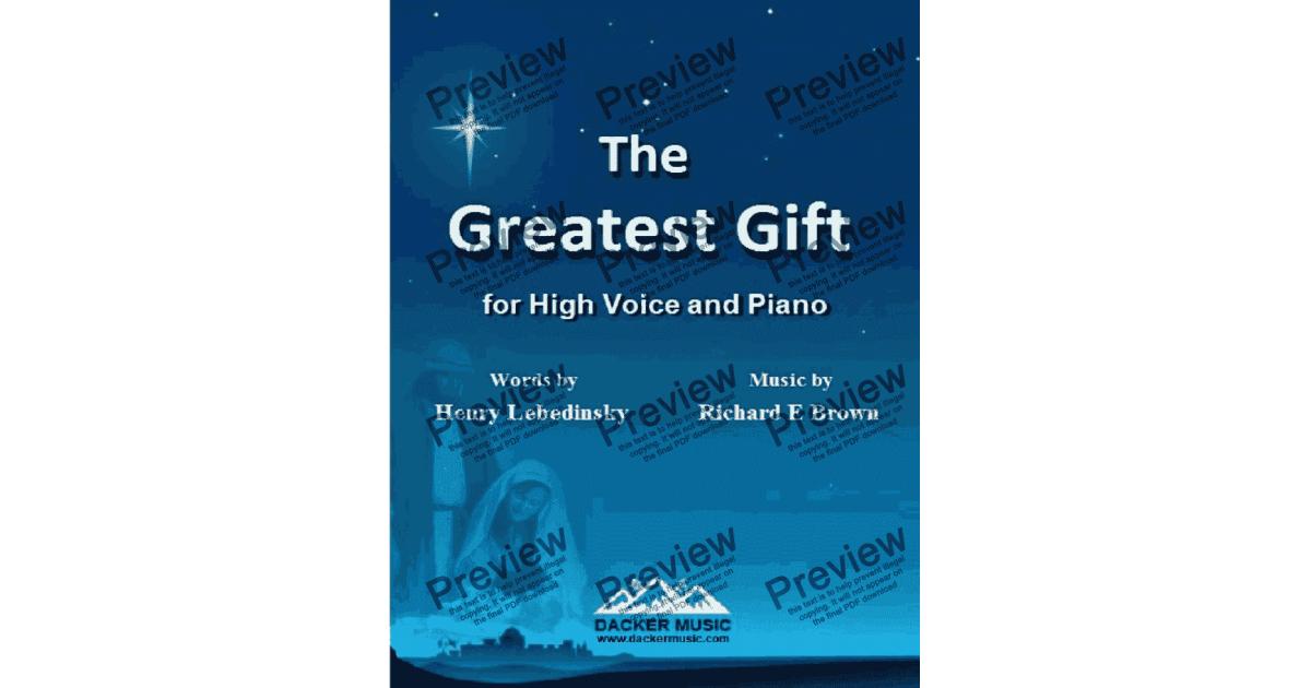 the-greatest-gift-download-sheet-music-pdf-file