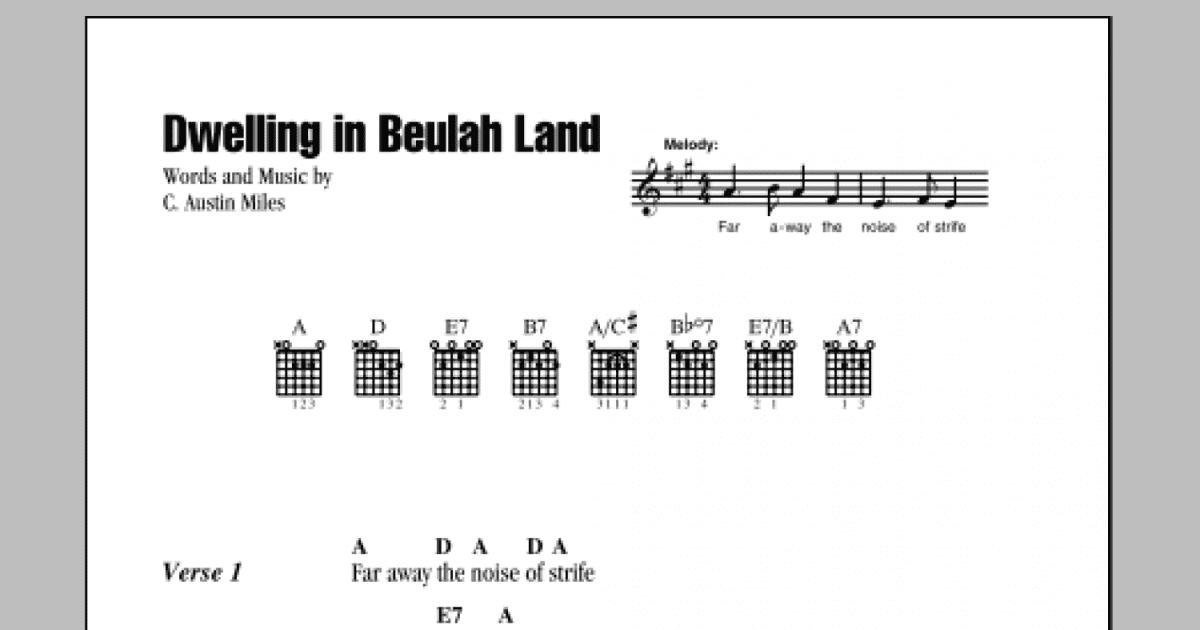 beulah land guitar chords