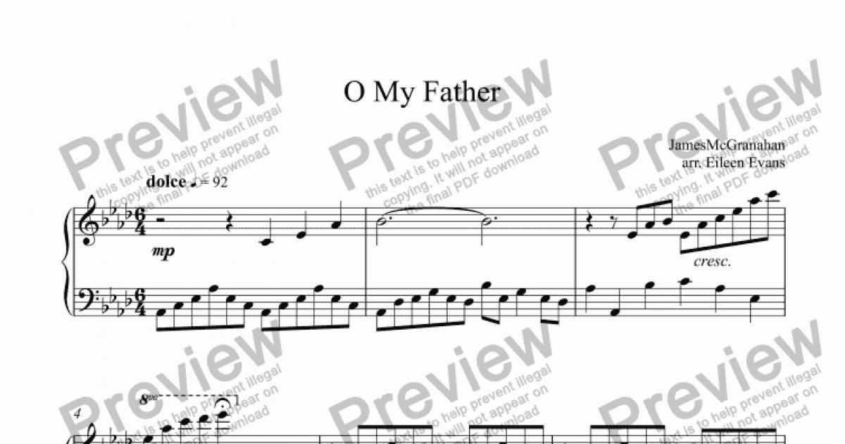 O My Father - Download Sheet Music PDF file