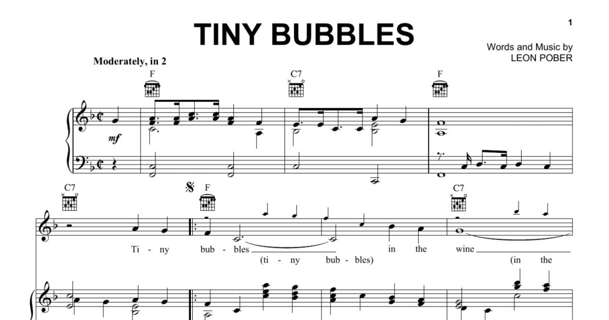 tiny bubbles guitar chords