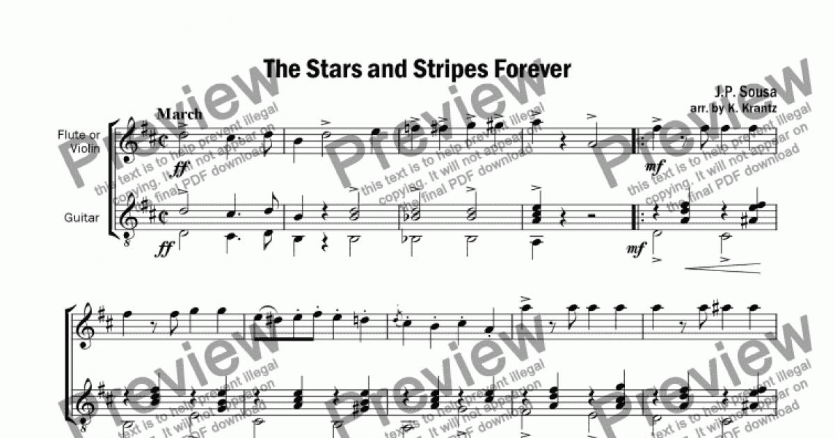 stars and stripes forever flute