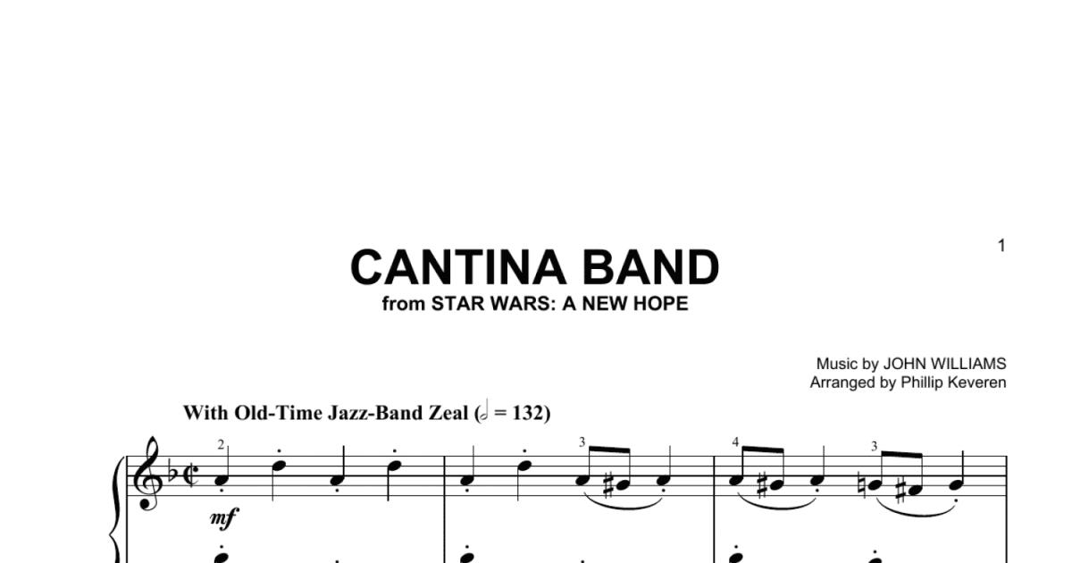 Cantina Band From Star Wars A New Hope Arr Phillip Keveren Big