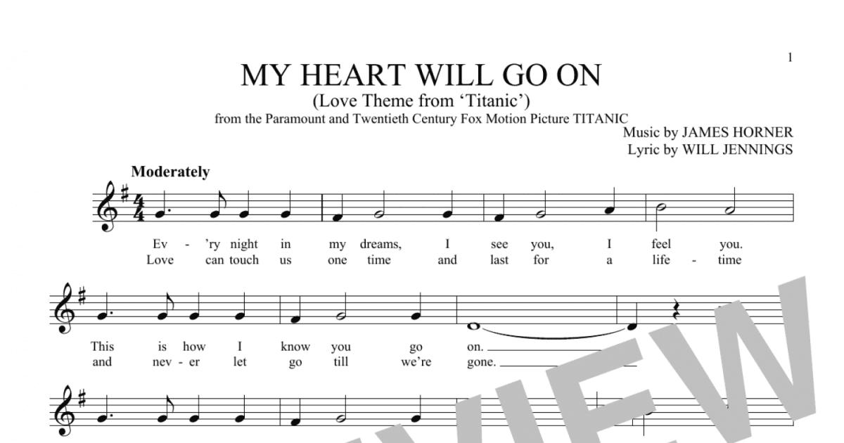 My Heart Will Go On (Love Theme From 'Titanic') (Ocarina) - Print Now