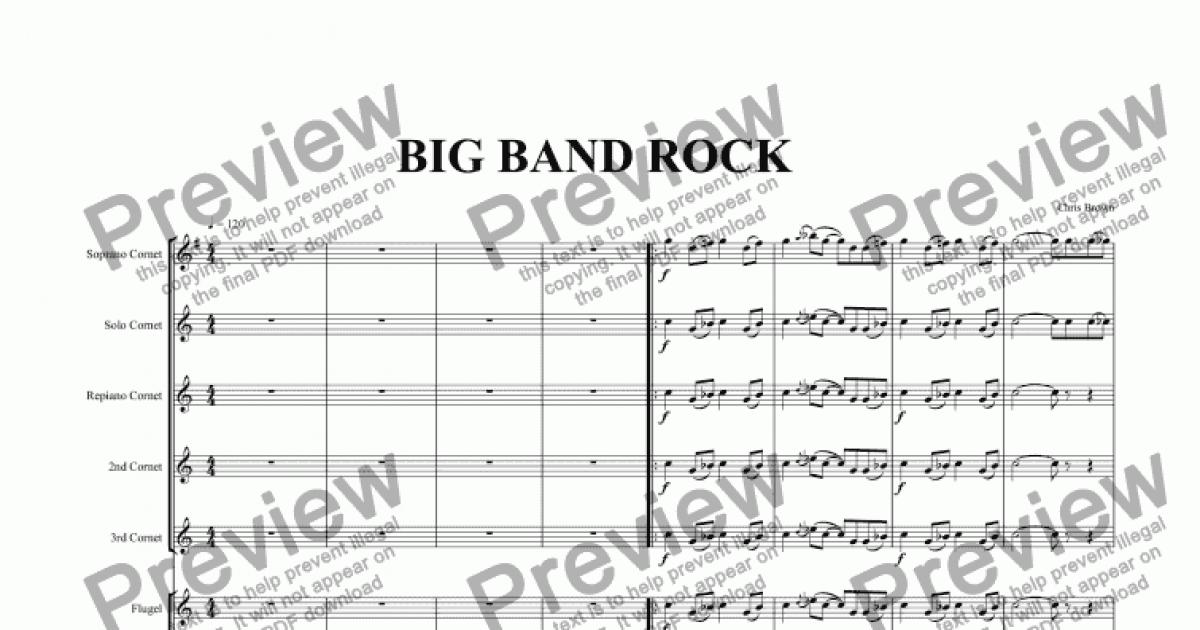 BIG BAND ROCK - Download Sheet Music PDF file