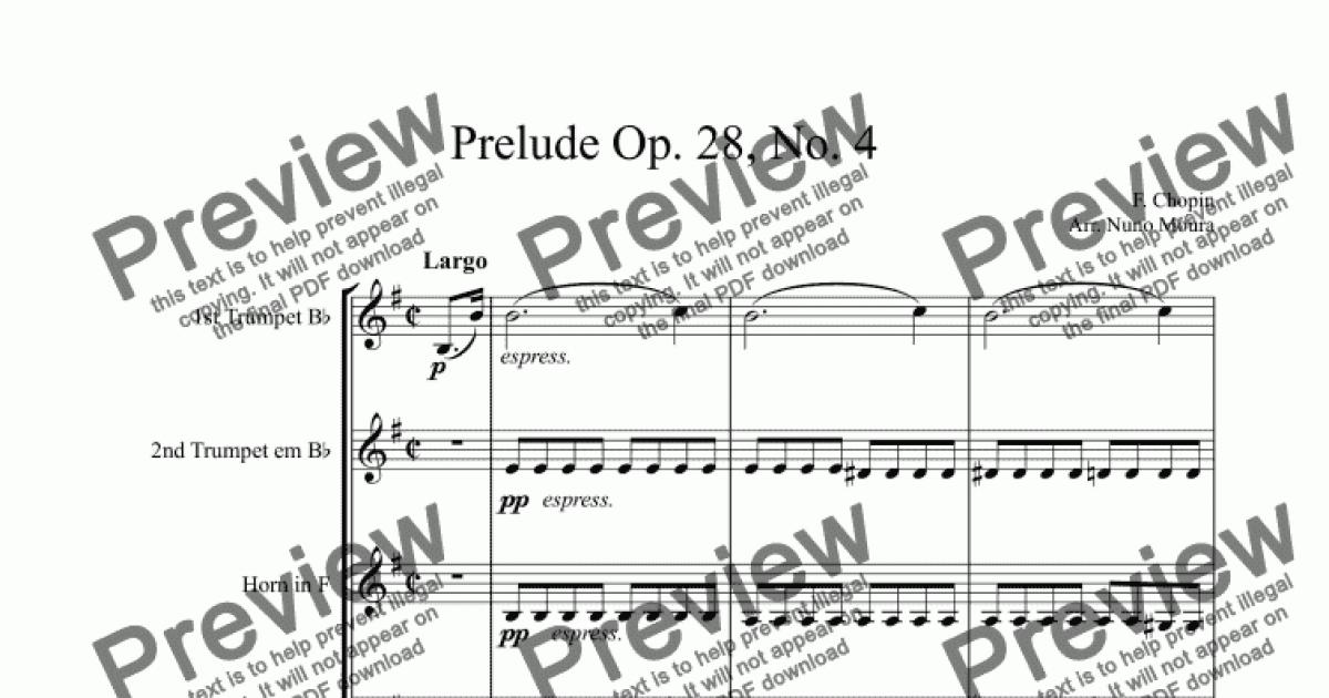 prelude in d flat major op 28 no 15
