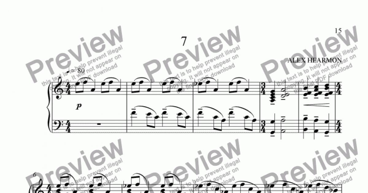 Ten Piano Pieces 7 Download Sheet Music PDF File