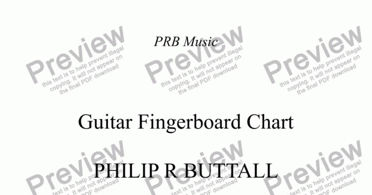 Guitar Fingerboard Chart - Download Sheet Music PDF file