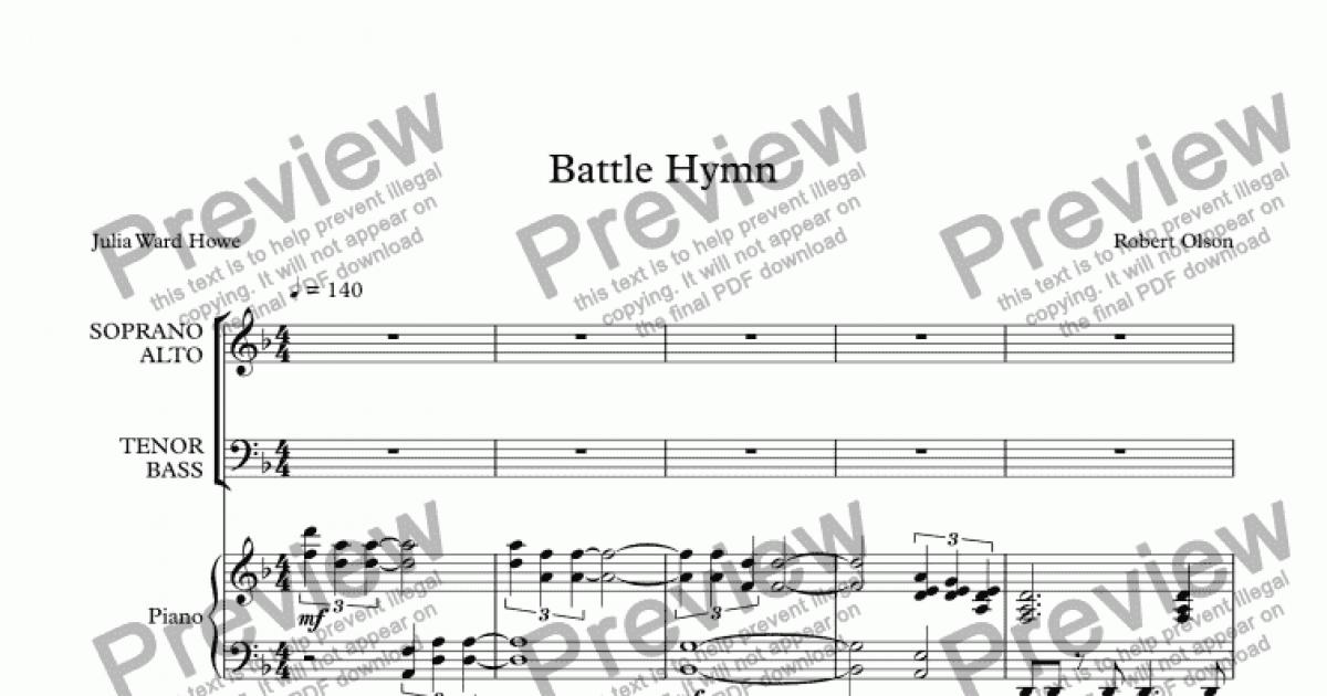 The Battle of Jericho (SATB ) arr. Moses Hog