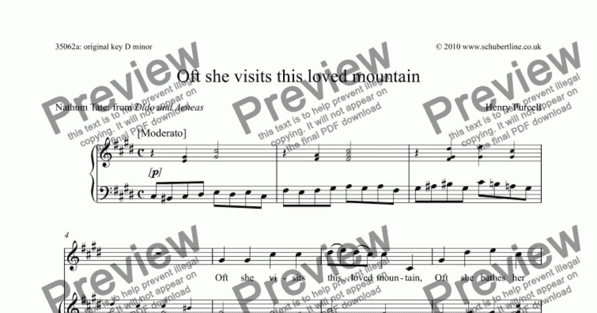oft she visits this lone mountain pdf