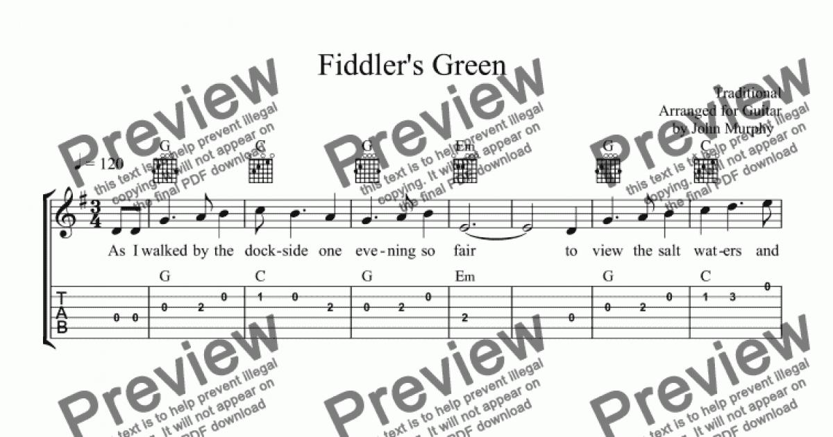 Fiddler’s Green - Download Sheet Music PDF file