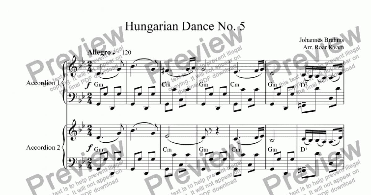 Hungarian deals dance accordion