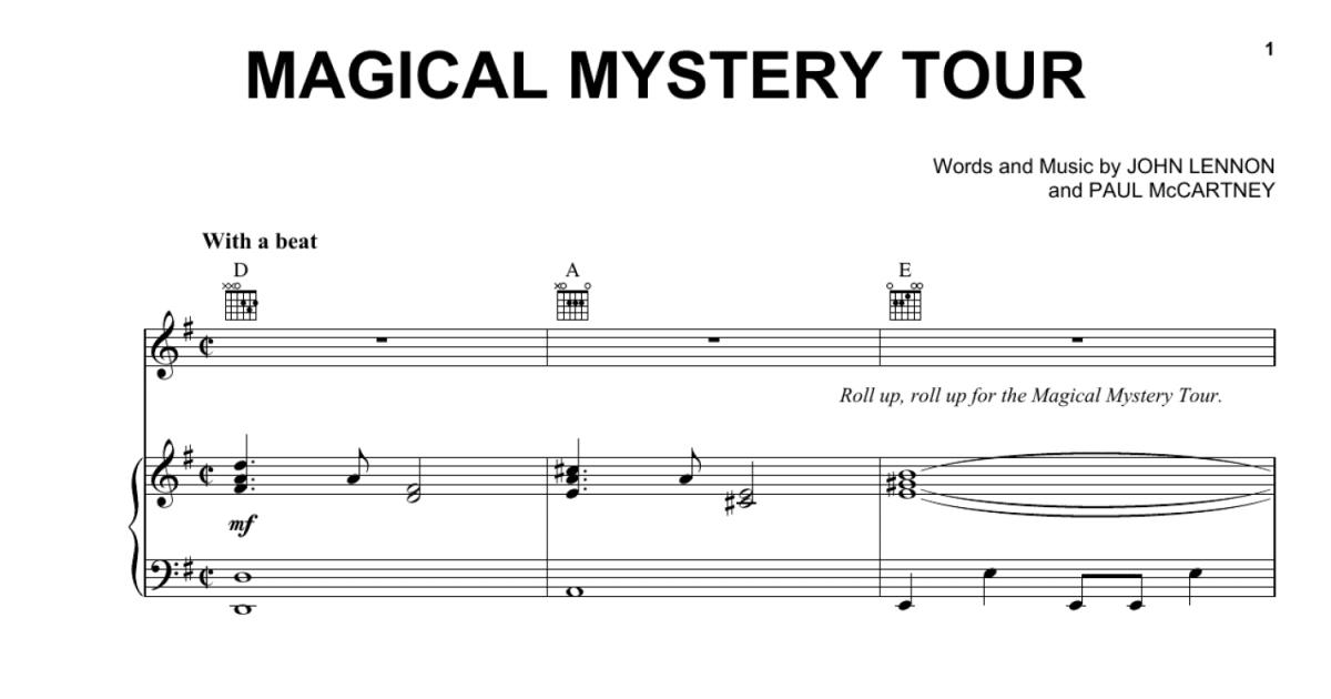 magical mystery tour chords album