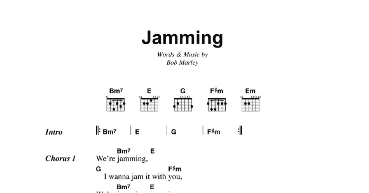 Jamming - Bob Marley - Guitar chords and tabs