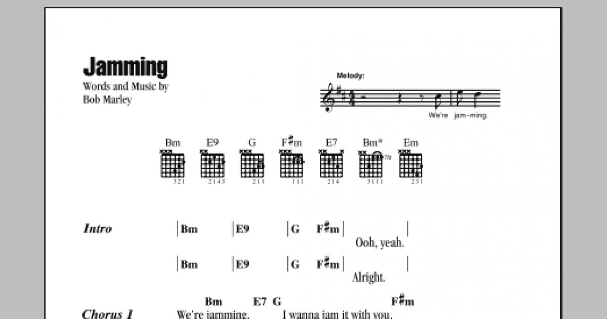 Jamming Tab by Bob Marley (Guitar Pro) - Full Score
