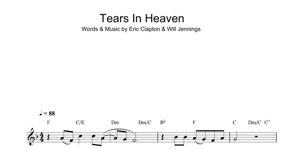 Tears in Heaven by Eric Clapton » Clarinet Sheet Music