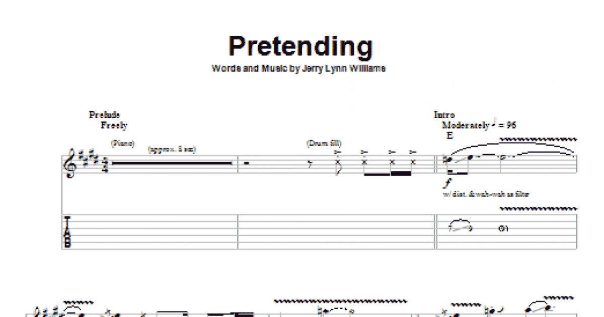 Free Pretending by Eric Clapton sheet music