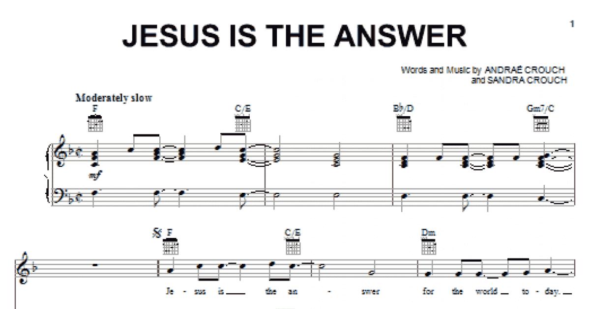 The Answer Is Christ Sheet Music