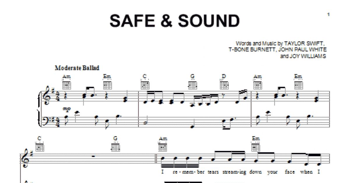 Stream Taylor Swift - Safe & Sound (The Hunger Games) Piano