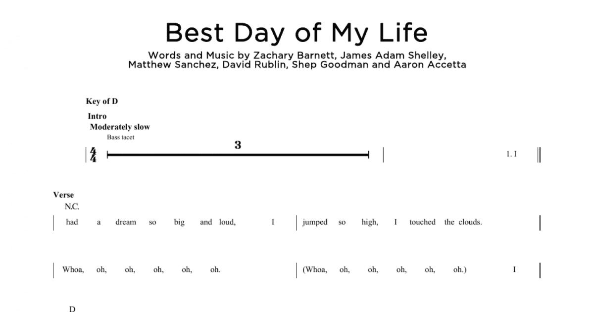 Best Day Of My Life by American Authors - Easy Bass Tab - Guitar Instructor