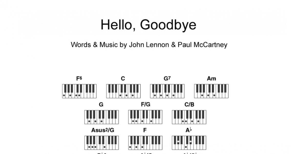 Hello Goodbye Chords