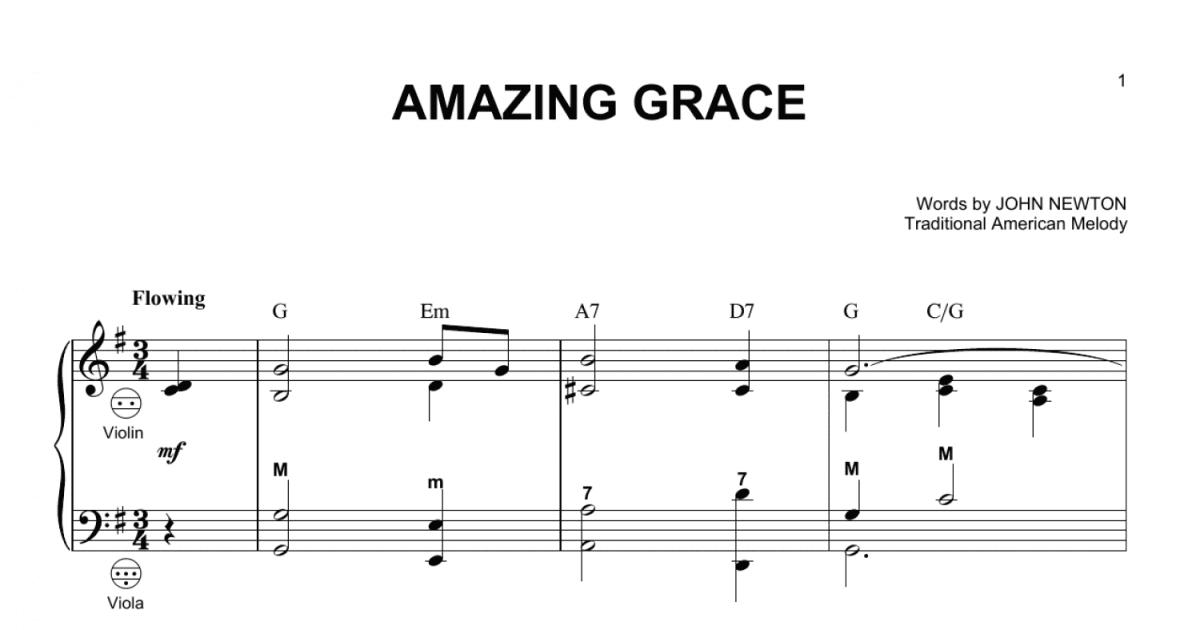 Amazing Grace (Accordion) - Print Sheet Music Now