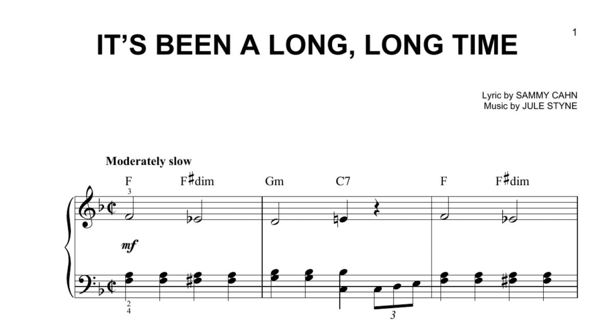 It's Been A Long, Long Time Sheet music for Saxophone alto (Solo)