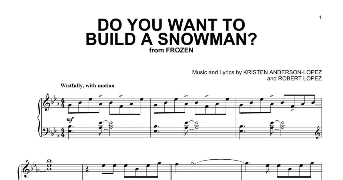 Do You Want To Build A Snowman? (from Frozen) (Clarinet Solo)
