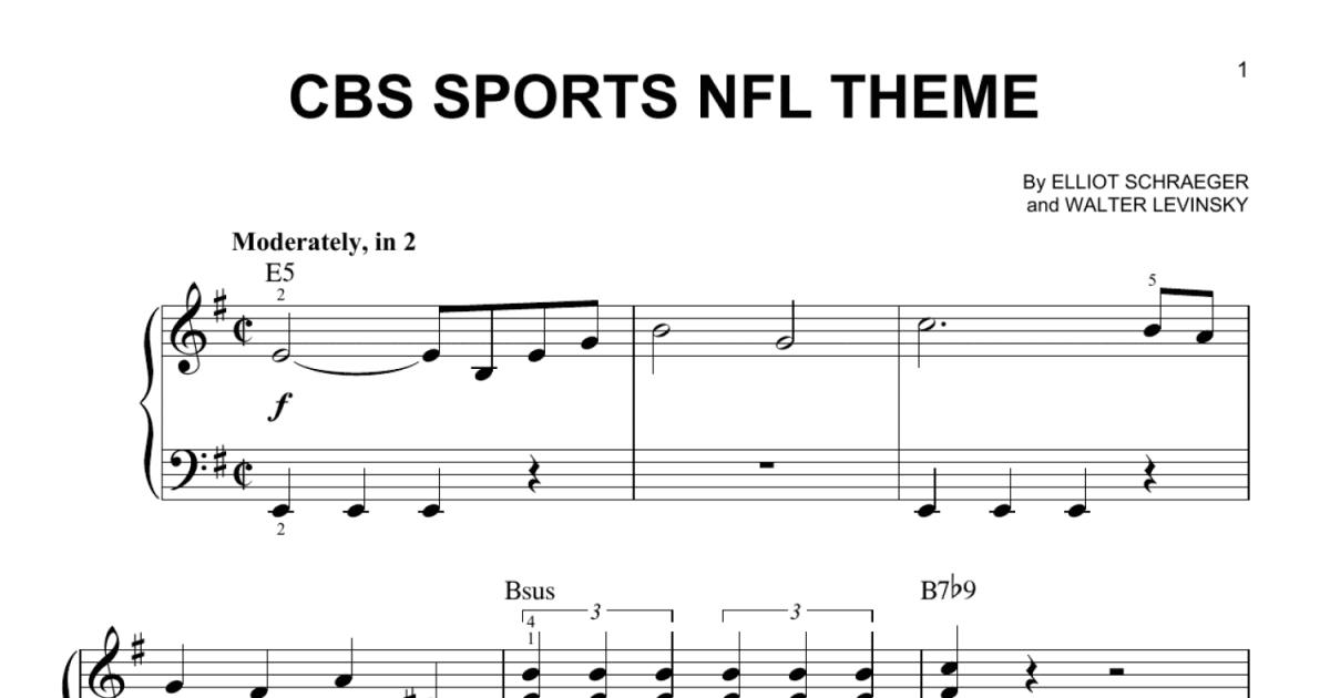 NFL on CBS Theme Music 