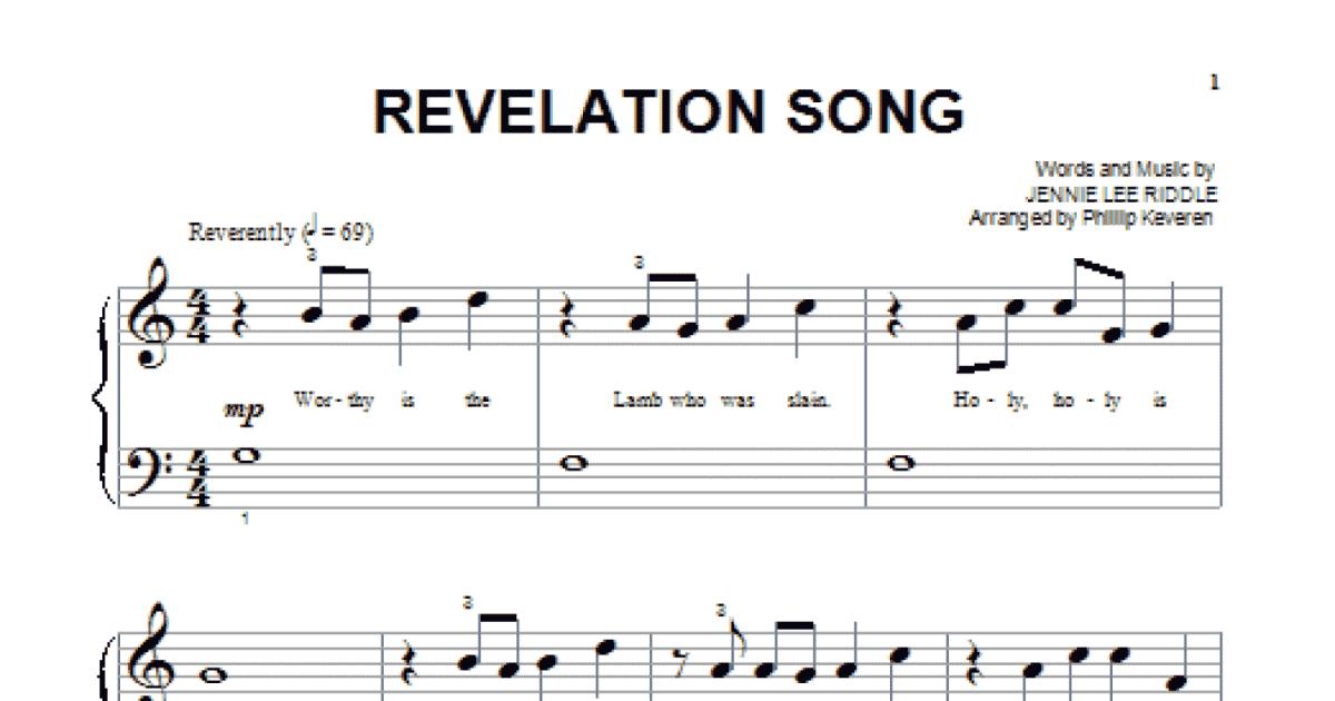 Print and Download Revelation Song Sheet Music; Sheet Music