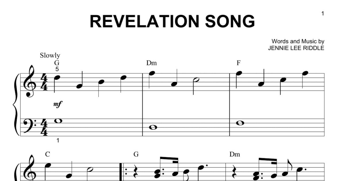 Revelation Song Sheet Music | Phillips, Craig & Dean | Ukulele