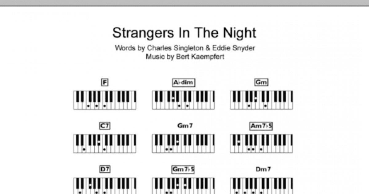 Strangers In The Night Sheet Music | Frank Sinatra | Real Book – Melody,  Lyrics & Chords