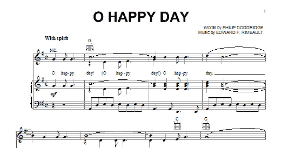 oh happy day guitar chords