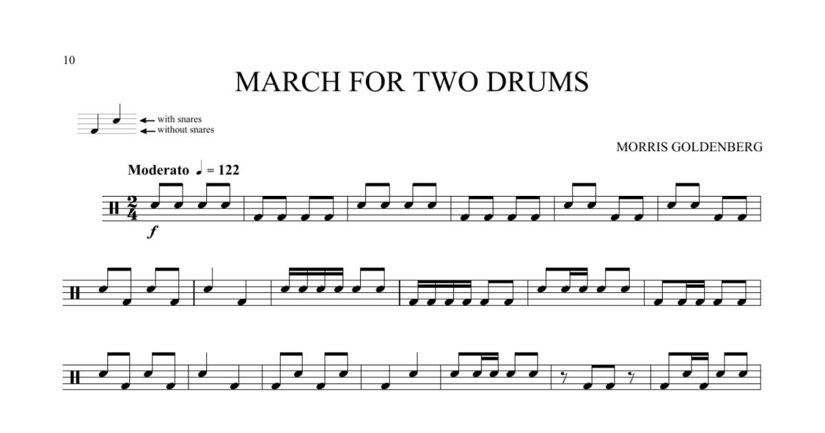 March For Two Drums (Snare Drum SoloMarch For Two Drums (Snare Drum Solo  