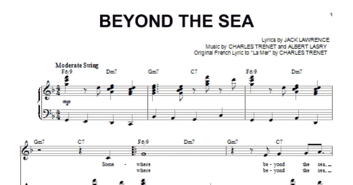 Beyond The Sea Piano And Vocal Print Sheet Music Now 4943