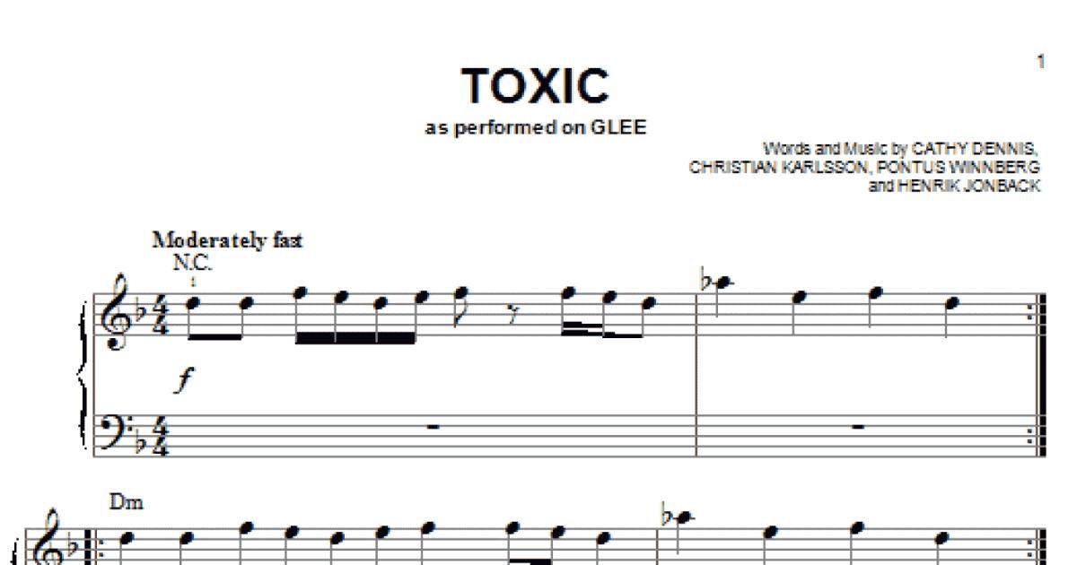 Toxic Britney Spears Sheet music for Piano, Violin (Mixed Trio)