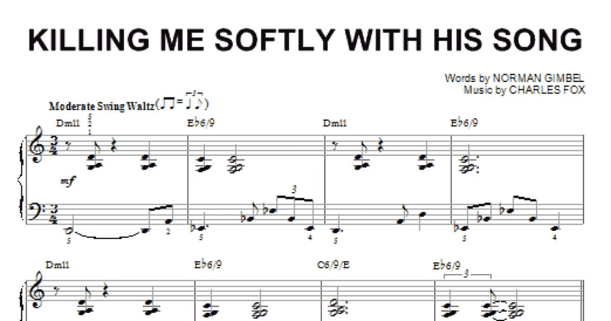 Killing Me Softly With His Song Jazz Version Arr Brent Edstrom Piano Solo 5057
