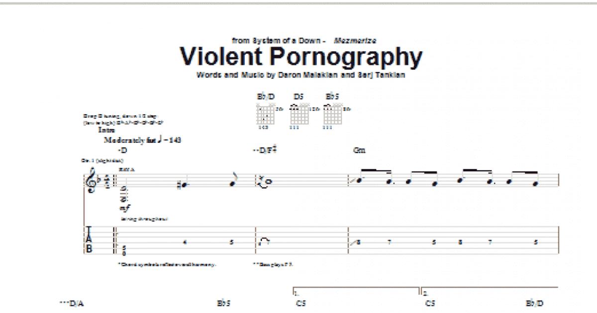 Violent pornography 2025 bass tab