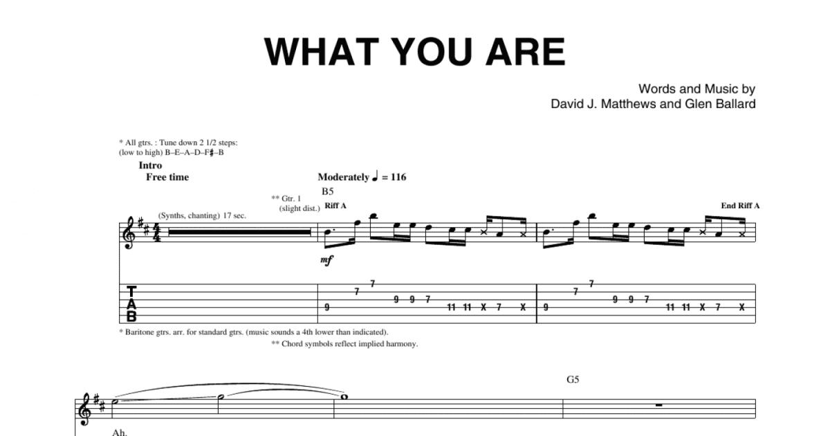 Show Me How To Live - Bass Tab