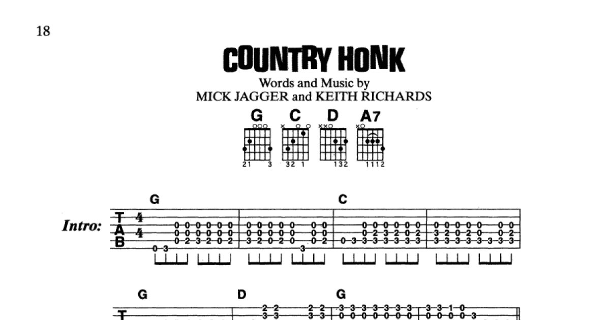 country-honk-guitar-chords-lyrics-print-sheet-music-now