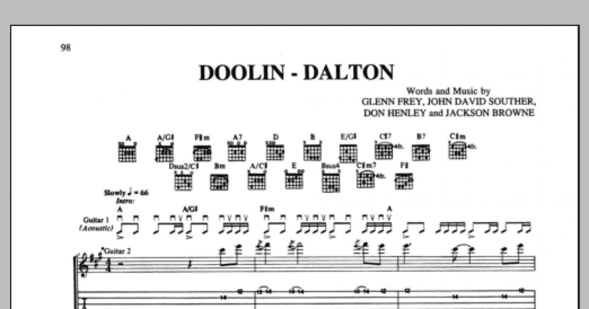 Doolin-Dalton (Guitar Tab) - Print Sheet Music Now