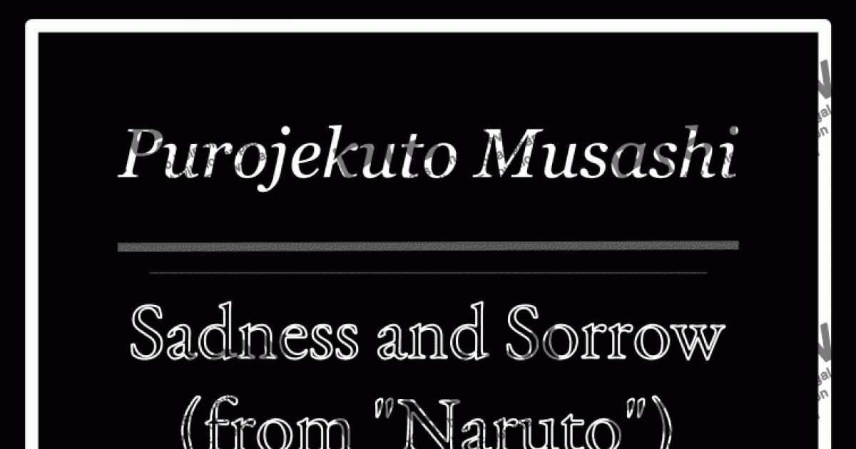 Sadness and Sorrow  Guitar Tutorial Naruto's Sad Song 