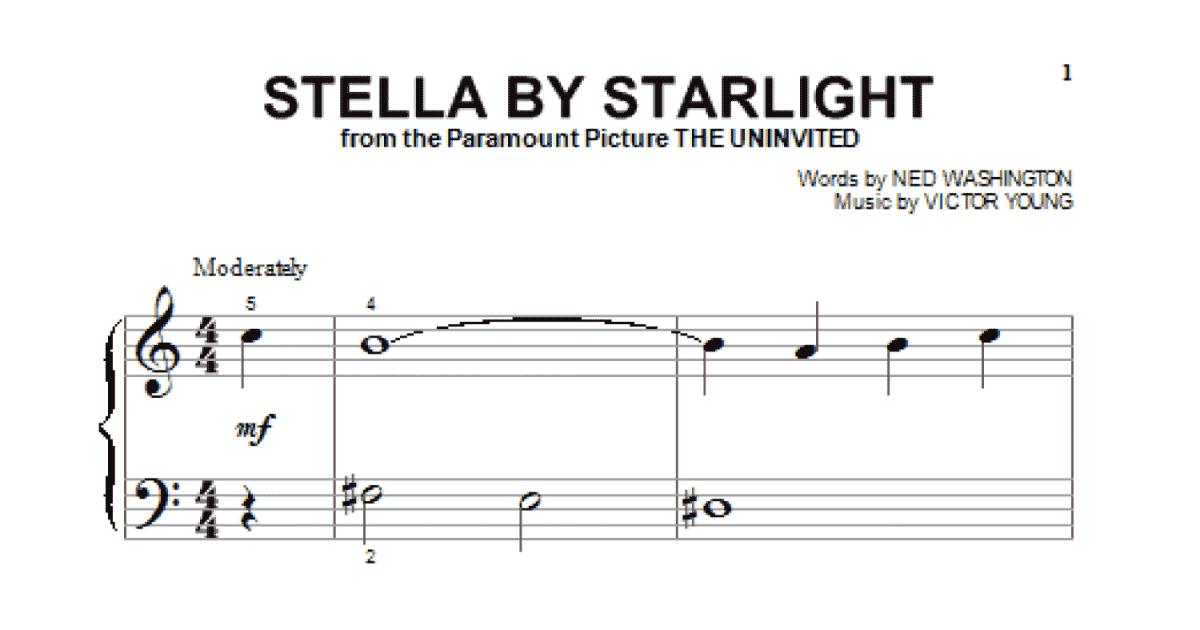 Stella By Starlight (Beginning Piano Solo) for Solo instrument (Piano) -  Sheet Music to Print