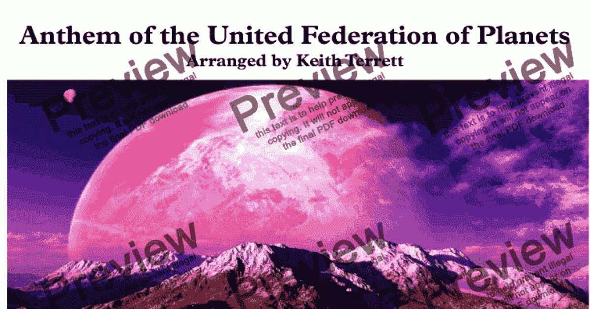 united federation of planets anthem