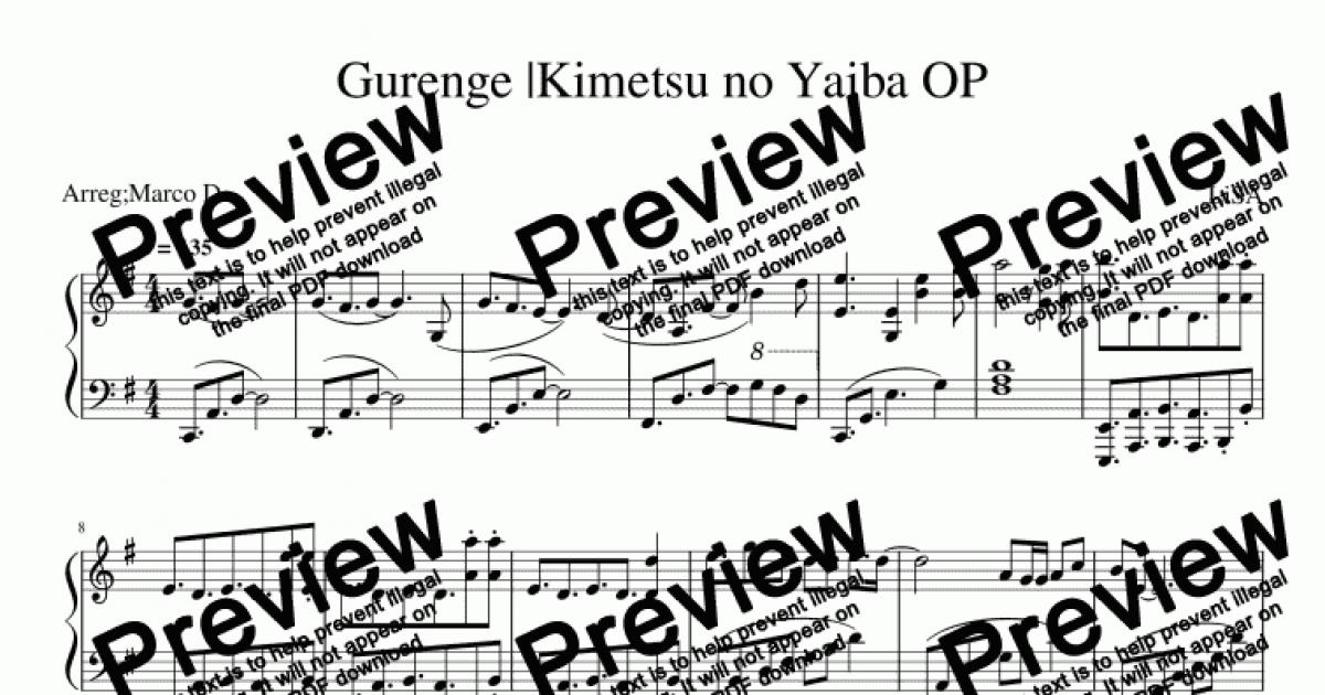 Gurenge (Kimetsu No Yaiba Op.) by Erami on  Music 
