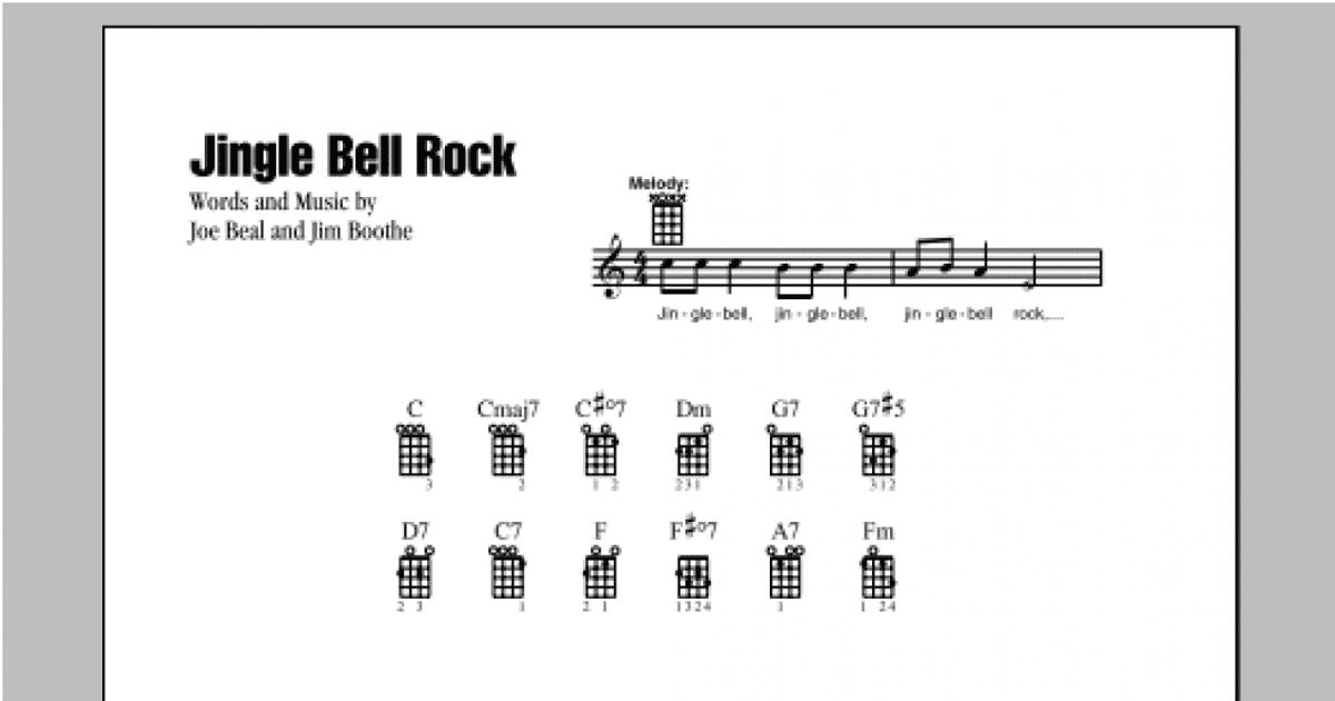 Jingle Bell Rock (Ukulele Chords/Lyrics) - Print Sheet Music Now