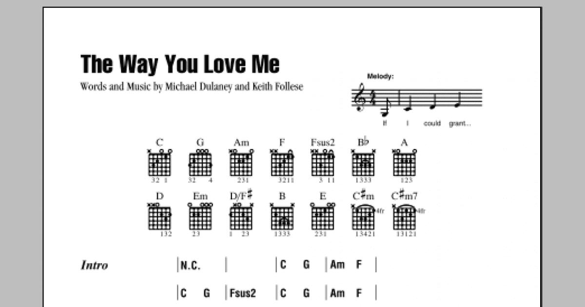 How to Play “The Way You Love Me” by Faith Hill on Guitar - Easy