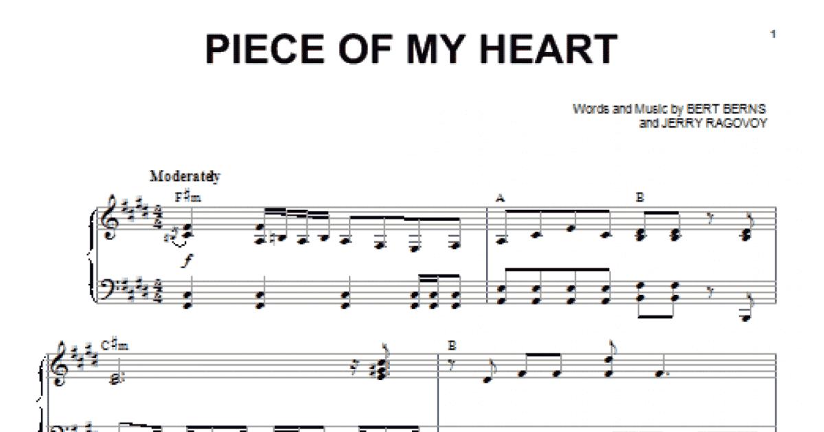 Free Piece Of My Heart by Janis Joplin sheet music