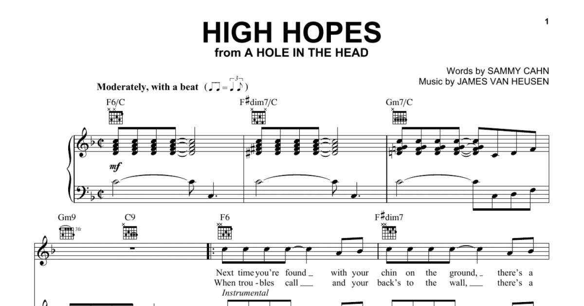 high hopes guitar chords