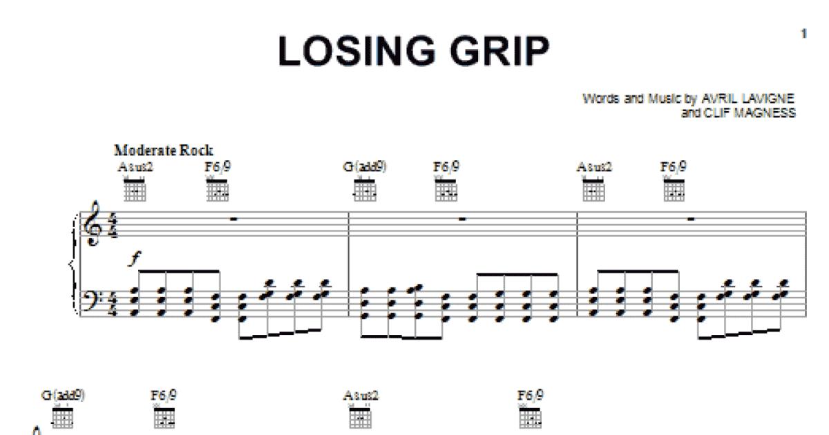 Losing Grip - Guitar Chords/Lyrics